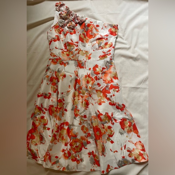 🍊Tahari ASL Arthur 8 
Levine Carmela Charlie
Shantung One Shoulder ✨⭐️ - Picture 3 of 17